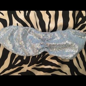 PINK Bandeau in blue